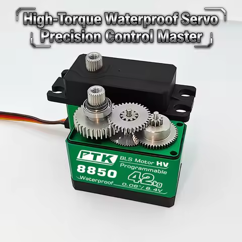 1pcs for PTK 30kg 40kg High speed0.05 brushless RC servo motor Waterproof 1/8 1/10 1/12 scale automo