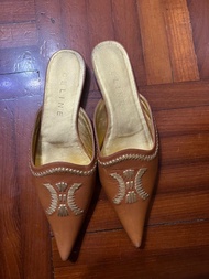 Vintage celine平底拖鞋