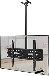 TV bracket TV Stand,Tv wall mount Adjustable Height Ceiling TV Mount Bracket, Smooth Swivel, Tilt, A