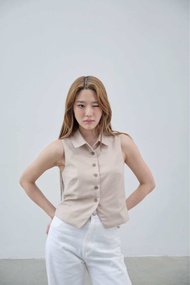 Trulymaker - Keen vest เสื้อคอปก