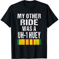 New Vietnam Veteran Biker Uh-1 Huey Helicopter Vet T-Shirt