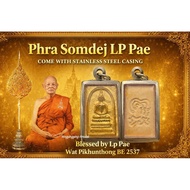 Lp Pae 龙婆培 Somdej Powder Gold Plated