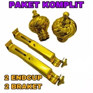 Curtain rod bracket and encup curtain rod cover curtain rod rail support curtain rod holder