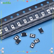 MOLIHA 50pcs Tactile Push Button Phone PCB Push-button SMD 4 Pin Micro Switch