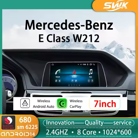 Qualcomm 6225 Snapdragon 680 For Mercedes Benz E Class W212 Car Video Radio Player Multimedia 7inch