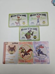 迪士尼 zootopia貼紙 nick/judy/樹懶