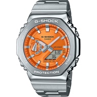 CASIO Mens G-SHOCK GM-2110D-4AJF [G-SHOCK Digital Analog Combination Model] Round Watch Silver Quart