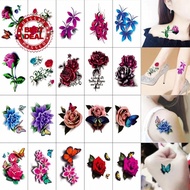 Waterproof Tattoo Sticker Simulation Butterfly Flower Tattoo Sticker Temporary Tattoo Z8t1DQ3C6