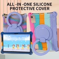 360 Rotating Handle Kickstand Soft Silicone Kids Safe Tablet Case for Blackview Tab 13 12 11 10 9 8 8E 7 Wifi Pro 4G 10.1 Inch Shockproof Cover