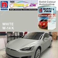 CAR PAINT / WHITE W-14 K  ( 1L ) NIPPON AUTOMOTIVE REFINISH PAINT / CAR CARE / EXTERIOR CAR PAINT / 