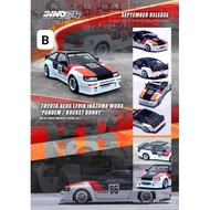 1/64 Inno Toyota AE86 Levin Inazuma Worx Pandem/Rocket Bunny Static Display Scale Model