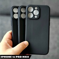 P/B- CASING COVER SOFT CASE BLACK EDITION CASE iphone BLACK 15PROMAX 15PRO 15PLUS 15 14PROMAX 14PRO 