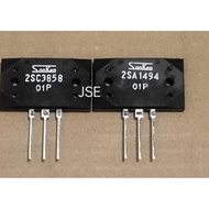 TRANSISTOR SANKEN 2SA1494 AND 2SC3858 LOT 01P ORIGINAL PER SET