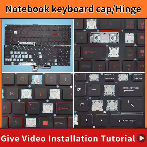 Replacement Keycap Key cap Hinge for Msi MS-16P5 MS-16P1 MS-17C1 MS-17C5 MS-17B7 MS-16K5 GE63VR GE63