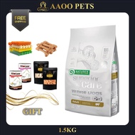 [FREE GIFT X 1] Nature's Protection Superior Care Dog Food White Dog Lamb 1.5KG - Dog Food / Pet Foo