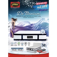 [ FREE SHIPPING ] Goodnite DE TITANIUM iceSleep® 3 Zones Pocketed Spring (Kingsize / Queensize) Matt