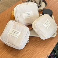 ROSEGOODS Lipstick Bag, Mini Flower Small Square Bag, Simplicity Style Candy Color Quilting Sanitary