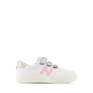 New Balance CT60 Hook and Loop Girls Sneakers - White with Pink Haze