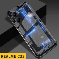 [A10] Realme C33 Case Realme C33 Glitter Glass Softcase Realme C33 Phone Case/ Realme C33 Case/