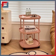 Tea table mobile bedroom sofa kitchen storage rack living room bedside creative storage rack OS1X