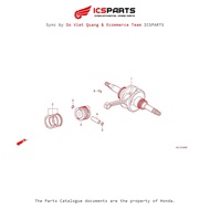 Mechanical Shaft - Piston (E20-B) HONDA Vision 110 (08/2011-08/114) Parts Catalog
