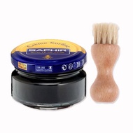 法國莎菲爾SAPHIR 皮革鞋蠟50ml 附上蠟刷 皮革補色 鞋油 鞋乳