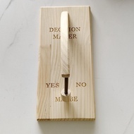 Popular cross-border new product Decision Maker Decision-Maker's Pendulum Wooden Crafts, decorative 