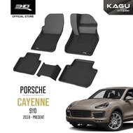 3D KAGU Car Mat Porsche Cayenne 9Y0 (2018 - Present)