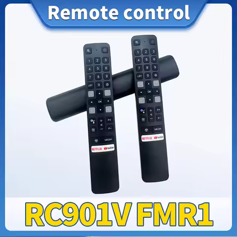 RC901V FMR1 No Voice Remote Control Compatible with TCL Android 4K LED Smart TV 43P725 50P725 55P725