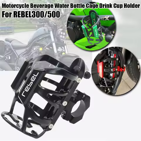 For Honda Rebel300 Rebel500 CMX500 CMX300 Rebel Cm Cmx 300 500 Motorcycle Accessories Beverage Water
