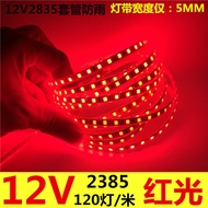 Đèn LED Màu Đỏ Siêu Sáng 12V 5MM Dải Đèn LED Màu Đỏ 3528 Dải Đèn LED Màu Đỏ 5MM Dải Đèn LED Trong Nh