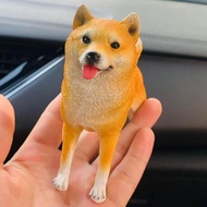 [mextnhx] Dog Figurine Collectible Resin Tabletop Ornament for Shelf Bookshelf Bedroom