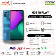 Infinix Hot 10 Play 4/64GB 3/32GB 2/32GB Garansi Resmi Infinix Indonesia Original