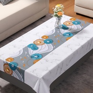 Waterproof Dining Table Cloth Size 140x180cm - 140x220cm Modern Flower Design 4 - 6 Chairs _ Waterpr