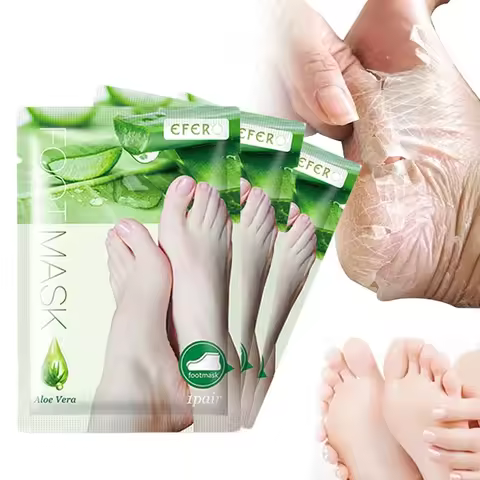 12pcs=6pair Dead Skin Remover Foot Mask Exfoliating Feet Mask Socks For Pedicure Peeling Heels Foot