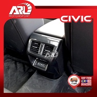 Honda Civic FE FL 11th Rear Aircond Console Carbon Cover For Civic (2022-2025) ARL Motorsport Car Ac