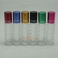 Roll On 12 Ml Color Cap Thread / Glass Roll On / Perfume Glass Bottle / Fresh Care Roll on / Roll On
