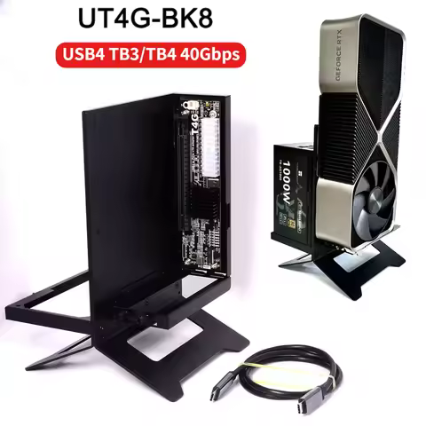 ADT-Link UT4G External eGPU Adapter USB4 For Thunderbolt TB3/TB4 to PCI-E x16 PCIe 4.0 x4 GPU Dock F