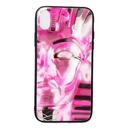 粉色霓虹法老 鋼化玻璃手機殼 iPhone/SAMAUNG/OPPO/HUAWEI