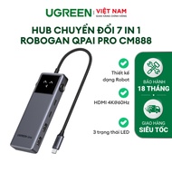 Ugreen 7 in 1 Robogan QPai Pro CM888 Type C Converter Hub | Fast data download | 1 FOR 1