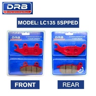 DRB LC135 V1 V2 V3 V4 V5 V6 V7 V8 LC135 (5SPEED) YAMAHA DISC BRAKE PAD H2-SERIES FRONT&REAR (1 SET)