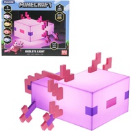 Paladone Minecraft Axolotl Light, Five Color Modes, Officially Authorized Lights for Decoration Game
