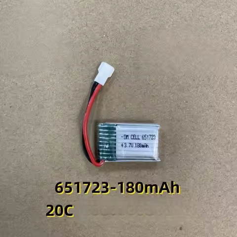 Lithium Battery 651723 RC Model Aircraft Quadcopter Induction Flight Drone Universal 3.7V 150mAh