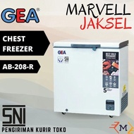 Chest Freezer Gea Ab-208 Freezer Box Ab208 200 Liter #Gratisongkir