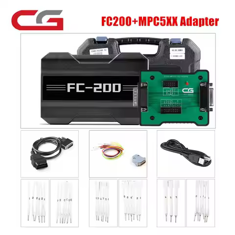 CG FC200 ECU Programmer Full Version with AT200 Adapters Plus MPC5XX Adapter for BOSCH MPC5xx Read/W