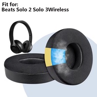 Replacement Earpads for Beats Solo 2 & Solo 3 Wireless On-Ear Headphones, Solo2 Solo3 Ear Pads Cooli