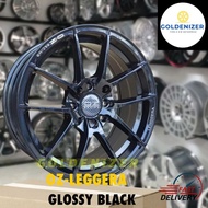 (2pc)Oz LEGGERA sport rim kereta🛞 15" 16" 17" glossy black,matte black, glossy GM