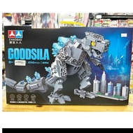 Godzilla Monster Goodsila Bricks Building Blocks Toys, Disassemble and Reassemble Godzilla Education