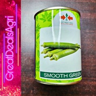 SMOOTH GREEN OPV OKRA SEEDS (100 GRAMS) EAST WEST SEEDS