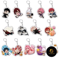 Anime Dandadan Momo Ayase Jiji Ken Takakura Okarun Cosplay Keychain Accessories